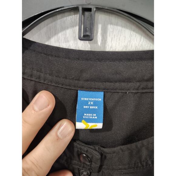 Women Stretch Tech Dry Quick Romper Black 2X Gothic Alternative Festival Plus - Picture 3 of 8